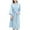 Sky Blue, variant on Odeerbi 2025 Couples Robes Solid Bandage Robe Bathrobe Gown Pajamas Long Sleepwear Pocket Waistb and+Belts Sky Blue