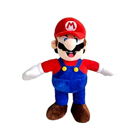 illuOKey Super Mario Plush Doll Mario Soft Stuffed Plush Toys - 16.5 inches (Mario)