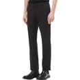 thumbnail image 1 of Calvin Klein - Pantalones de vestir ajustados a cuadros para hombre, color gris, 30 W x 32 L, 1 of 2