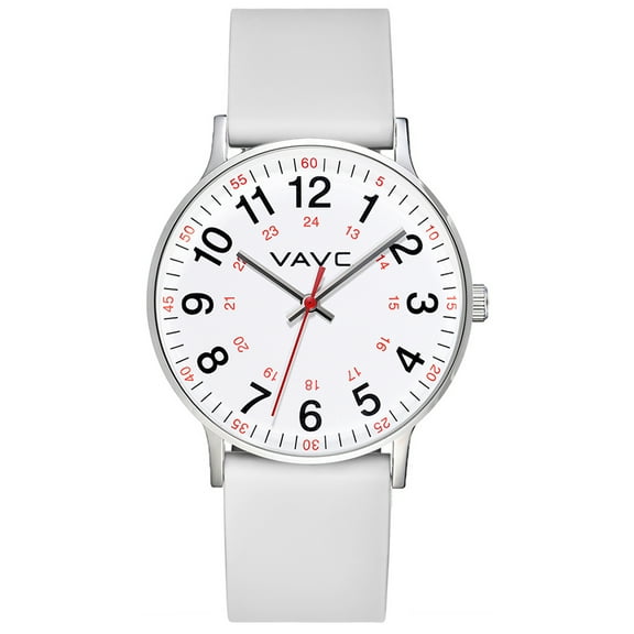 VAVC Nurse Watch with Big Dial 40MM Easy to Read Medical Watch for Female Women