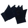 thumbnail image 3 of 1Pair Magnetic Therapeutic Arthritic Fingerless Compression Gloves Therapy Mittens, 3 of 3