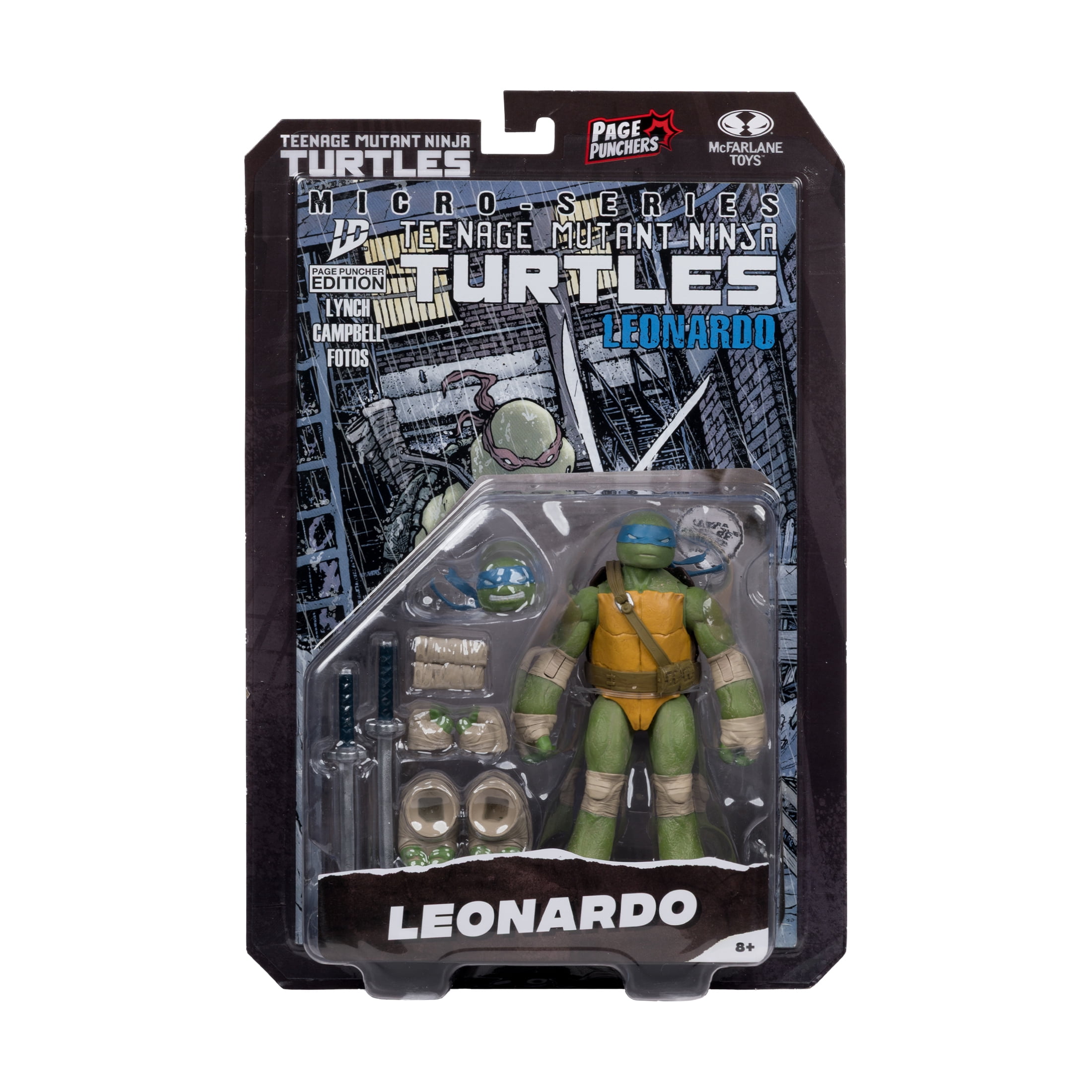 Teenage Mutant Ninja Turtles (Page Punchers) Leonardo 5" Action Figure with Comic - McFarlane Toys