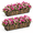 2 Pack-black-30 Inch, variant on 4 Pack-black 30 Inch Window Boxes Planters with Adjustable Brackets and Coco Liners
