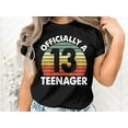 thumbnail image 2 of Funny 13th Birthday Tshirt 13 Years Old Teen Officially a Teenager Gift for Teens Teenagers Boys Girls T-Shirt, 2 of 11