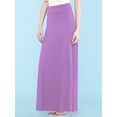 thumbnail image 4 of Made by Johnny Women's Lightweight Floor Length Maxi Skirt XL LILAC, 4 of 7