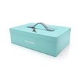 thumbnail image 1 of Caja fuerte Honeywell 6124TL, resistente al fuego, 0.17 pies cúbicos, color verde azulado, 1 of 6