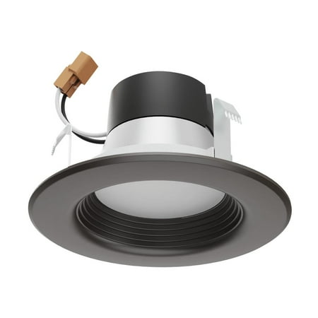 Satco S11834 4 in. 7W LED Retrofit CCT Selectable 120V Dimmable Downlight  Bronze
