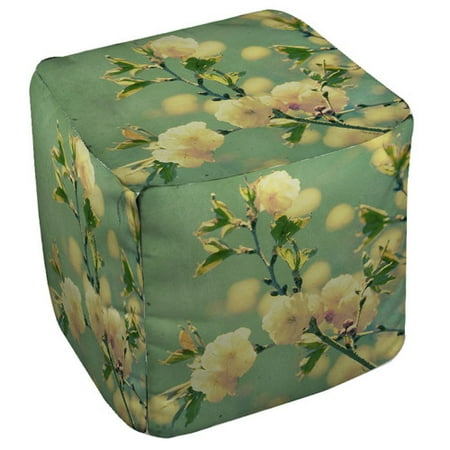 Manual Woodworkers & Weavers Vintage Botanicals 4 Ottoman