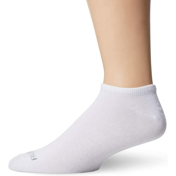 Womens 4-Pack Breathable No Show Socks, White Assorted 1, 4-10
