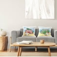 thumbnail image 3 of Stupell Industries Coastal Christmas Beach Snowman Printed Throw Pillow Design by Paul Brent (Set of 2), 3 of 4