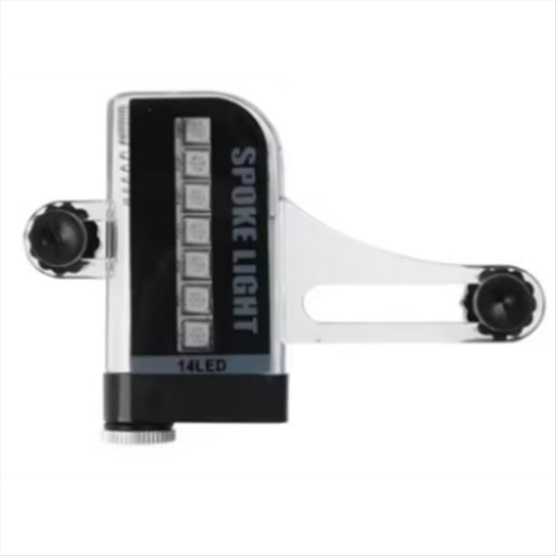 14 Luces LED RGB para Radios Rueda Bicicleta, Luces Advertencia para Bicicleta, Luces LED Neón Impermeables para Neumáticos Bicicleta, Decoración para Llantas Bicicleta