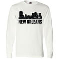 thumbnail image 3 of Inktastic New Orleans Skyline Grunge Long Sleeve T-Shirt, 3 of 5