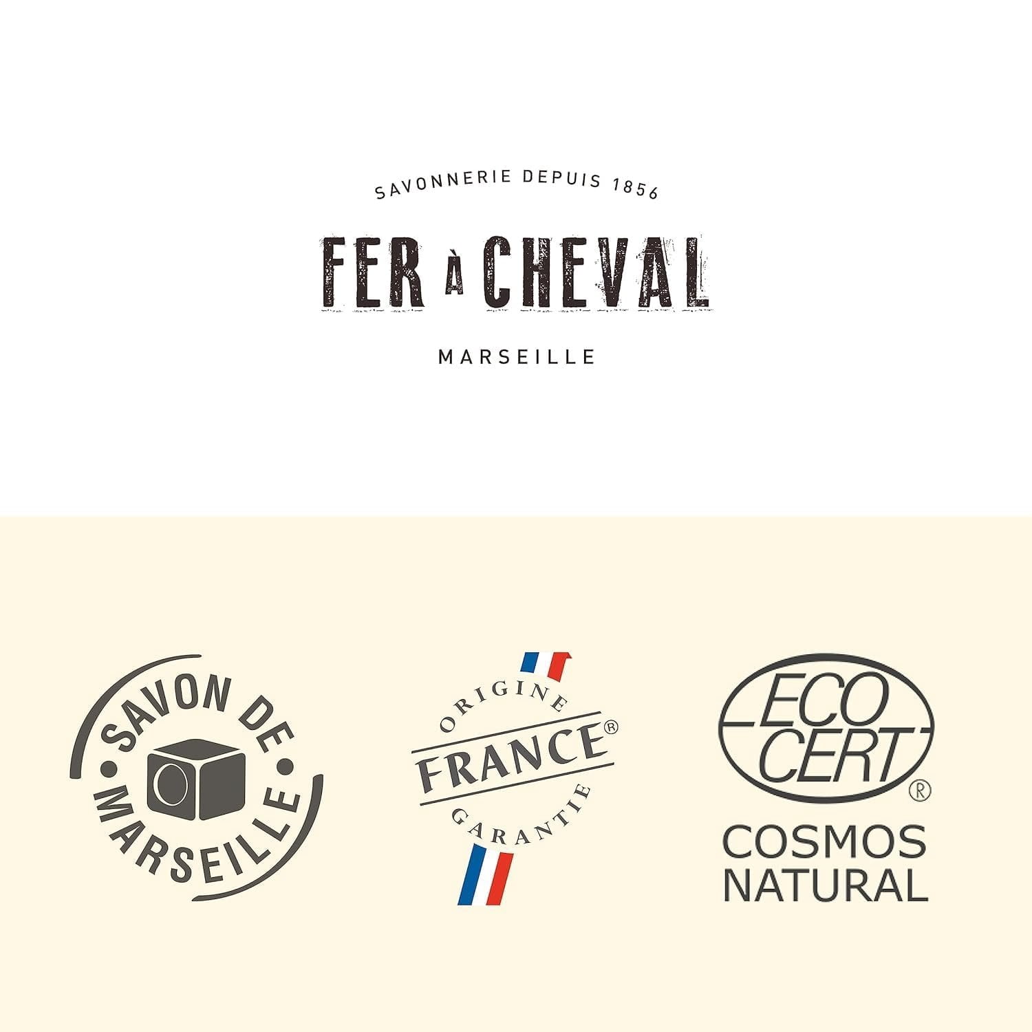 Fer à Cheval Dishwashing Liquid Refill 2L – Marseille Soap-Based Formula with 99% Natural Ingredients, Made in France