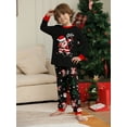 thumbnail image 4 of WIBACKER Kids Christmas Santa Claus Pajamas Long Sleeve Holiday Pjs Set Toddler Boys Girls Xmas Jammies 2-14 Years, 4 of 11