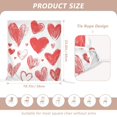 thumbnail image 2 of Decorative Chair Back Cover One Size x6 Chair Cover Dining Chair Slipcovers Chair Back Decoration Festival Chair Decoration Cartoon Lines Red Hearts, 2 of 6