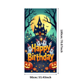 thumbnail image 4 of Halloween Theme Banner Neon Design Ghosts Pumpkins for Kids Party Celebration Indoor Decoration, 4 of 5