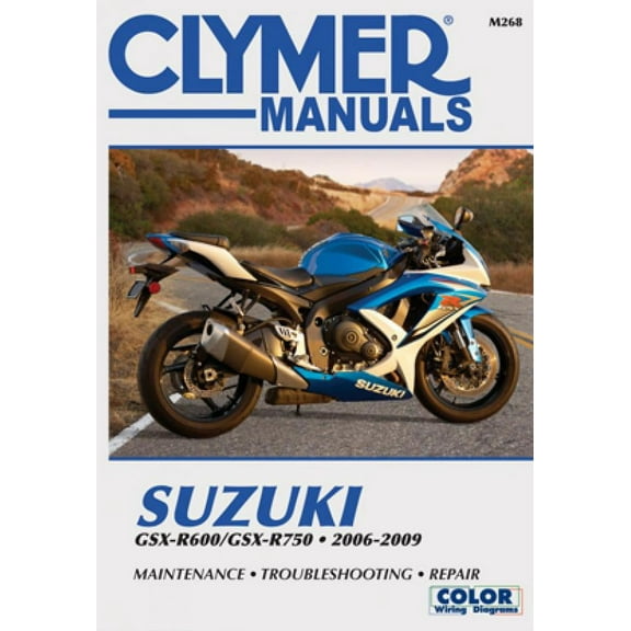 Suzuki GSX-R600/750 Motorcycle (2006-2009) Service Repair Manual ^