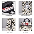 thumbnail image 4 of Naloa Snake Print Lightweight DayBackpack Suitable for school, work, shopping, travel, etc., 4 of 5