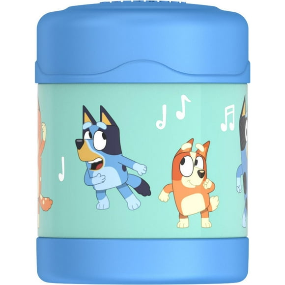 Thermos Funtainer Vacuum Insulated Stainless Steel 10 Oz Food Jar, Bluey
