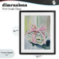 thumbnail image 4 of Stupell Industries Art Deco Pink Bow Cash Bundle Black Framed Print Under Glass, 13 x 16, by The Prints Vibe, 4 of 8