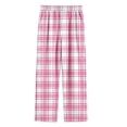 thumbnail image 3 of XAOFW Boys Plaid Pajama Pants Elastic Waist Sleepwear Trousers With Pockets Kids Fall Winter Daily Wear Comfortable Bottoms, 3 of 5