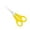B#079 Yellow, variant on Portable Small Craft Scissors, Stainless Steel Safety Precision Scissors for Paper Cutting, Office DIY and Scrapbooking Supplies B#079 Green