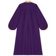 thumbnail image 4 of vastwit Kids Boys Girls Choir Robe Graduation Gowns Baptisms Church Robe Halloween Cosplay Judge Costume Purple 6, 4 of 5