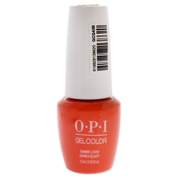 GelColor - GC G43B Summer Lovin Having a Blast by OPI for Women - 0.25 oz Nail Polish