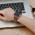 thumbnail image 5 of Antank Compatible with Apple Watch Band 38mm 40mm 41mm 42mm 44mm 45mm Women Men Girls Boys Genuine Leather Replacement Strap for iWatch Series 7 6 5 4 3 2 1 iWatch SE, 5 of 5