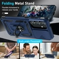 thumbnail image 2 of Cell Phone Cases For Samsung S25 FE Case Built in Slide Camera Lens Cover+Finger Ring Holder Kickstand,Heavy Duty Shockproof Full Body Phone Cover, 2 of 6