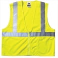 thumbnail image 1 of Economy Vest Class Ii Mesh Zipper Lime L-Xl, 1 of 1