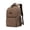 Coffee #098, variant on Canvas Laptop Backpack, Bag for Men Women,Travel Work Rucksack Fits 15.6 Inch Laptop, Large Capacity Bookbag