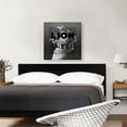 thumbnail image 2 of ARTCANVAS It’s Better to Be Lion Than Sheep Motivational Canvas Art Print - Size: 26" x 26" (1.50" Deep), 2 of 9