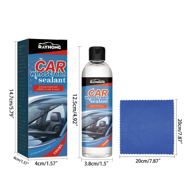 Car Windshield Cleaner Liquid Windshield Glass Cleaner 100ml Deep Cleaning  Long Lasting Window Glass Cleaner Agent