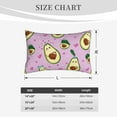 thumbnail image 6 of Balery Different Avocados Bedding Queen Pillow Cases - Envelope Closure - Soft Brushed Microfiber Fabric - Shrinkage and Fade Resistant Pillow Cases-16"x24", 6 of 9