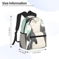 thumbnail image 4 of Lsque Cute Raccoon Classic Casual Backpack - Large Capacity Water-Resistant Backpack for School, Work, Travel, and Outdoor Activities, 4 of 8