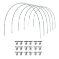 thumbnail image 1 of 36 PCS Green House Hoops Grow Tunnel 6 Sets of 8.5 FT Long Garden Hoops Kit, Rust-Free Fiberglass Ra, 1 of 5