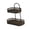 Black, variant on FVDPWYE Cosmetic Holder Standing Shelf, Makeup Organiser, 2 Tier Skincare Organiser, Bathroom Countertop Organizer for Kitchen Vanity White