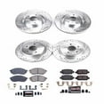 thumbnail image 3 of PowerStop Front and Rear Z23 Evolution Sport Carbon-Fiber Ceramic Brake Pad and Drilled & Slotted Rotor Kit Fits: INFINITI NISSAN Select Models K8060, 3 of 10
