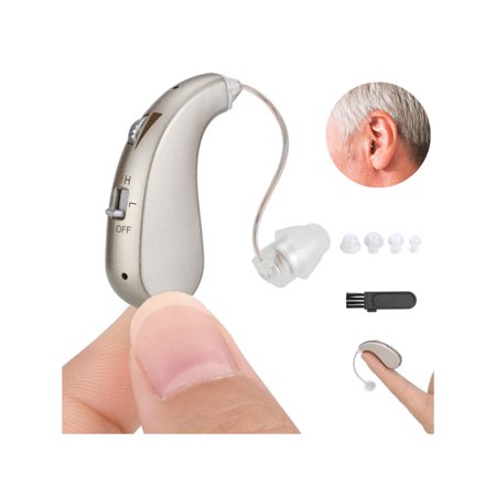 Personal Sound Amplifiers, Lightweight, Noise Reduction, Rechargeable Aid Digital Sound Amplifier Device to Assist Hearing of Seniors and Adults