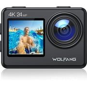 Best Action Cameras - WOLFANG GA200 Action Camera 4K 24MP Waterproof 40M Review 
