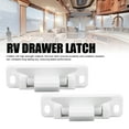 thumbnail image 3 of RV Drawer Latch, 2 Sets RV Cabinet Door Lock Latch Enhanced Safety Easy Installation  for Trailer White, 3 of 7
