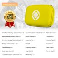 thumbnail image 2 of 290pcs Emergency Car First Aid Kit Home Supplies with Bandages Emergency Blanket Yellow Bag AMORNING, 2 of 2