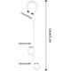 thumbnail image 2 of Herramientas de jardinería, fijador de enredaderas reutilizable para una mayor productividad y un crecimiento más saludable de las plantas, clips de plástico que sostienen las verduras y flores, 2 of 5