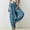 Blue, variant on ZOELNIC Women's Wide Leg Baggy Pants Casual Drawstring Elastic Waist Lounge Pants with Pockets, S