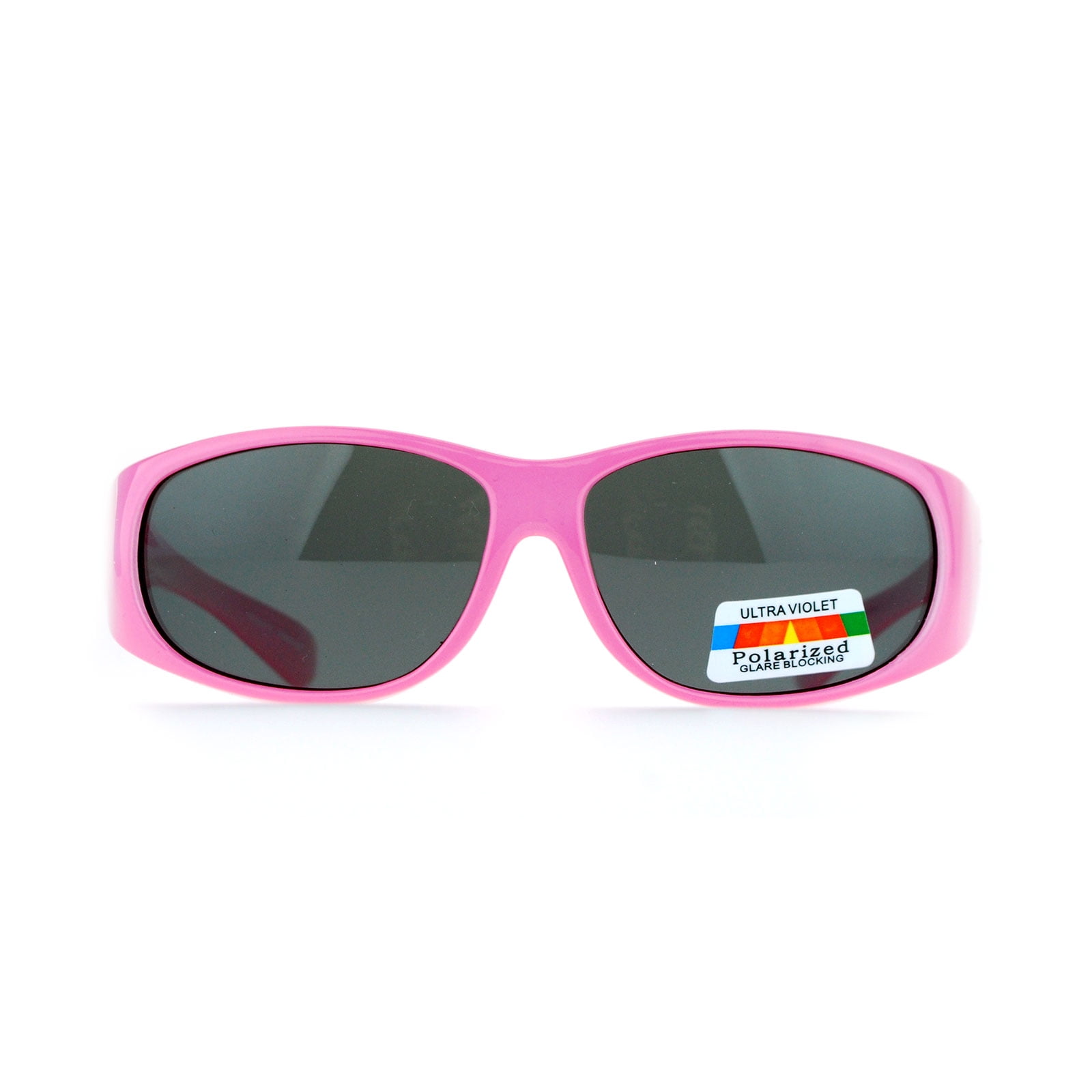 SA106 Polarized Kids Size 48mm Fit Over Sunglasses Pink