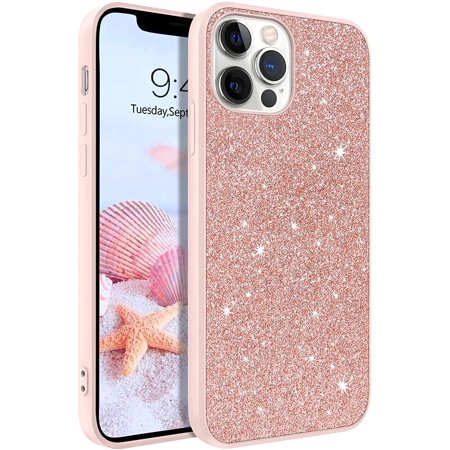 Iphone 13 Pro Max 6 7 Case Iphone Case Glitter Sparkle Bling For Girls Women Luxury Slim Protective Cover Shining Smooth Pink Case For Iphone 13 Pro Max 6 7 Inch Rose Gold Walmart Canada