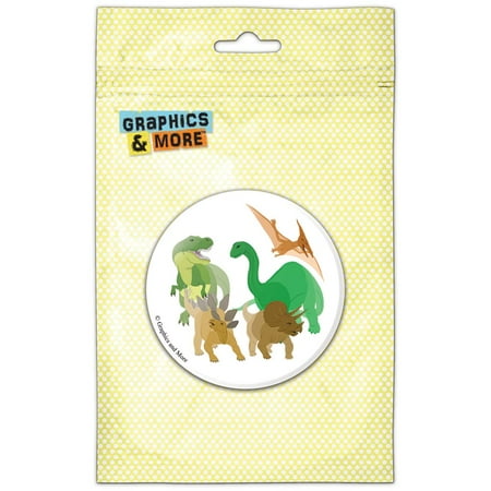 

Dinosaurs Refrigerator Button Magnet