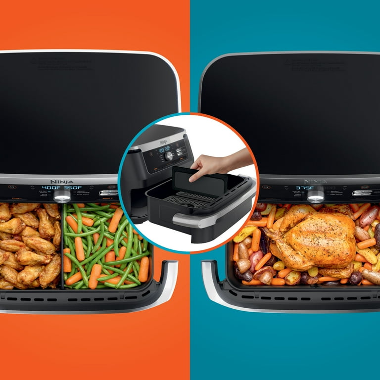 Ninja Foodi DualZone FlexBasket Air Fryer, 11-qt MegaZone, Family