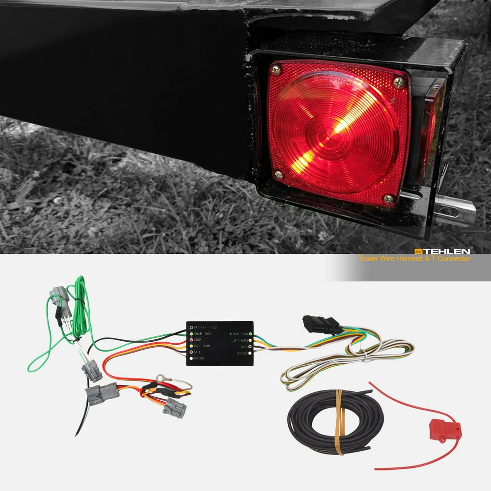 Stehlen 642167818960 Trailer Tow Hitch 4 Way Flat Wiring Harness T